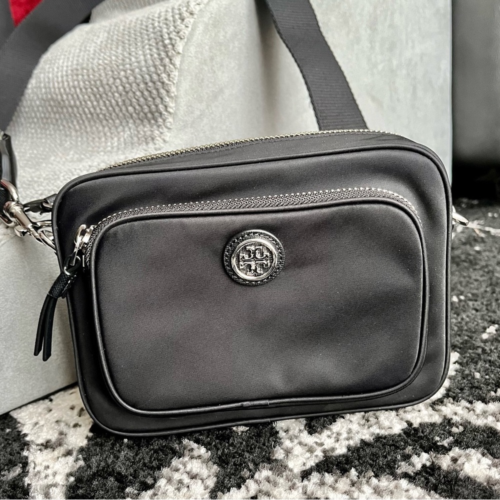 Tory Burch Nylon Mini Crossbody Camera Bag